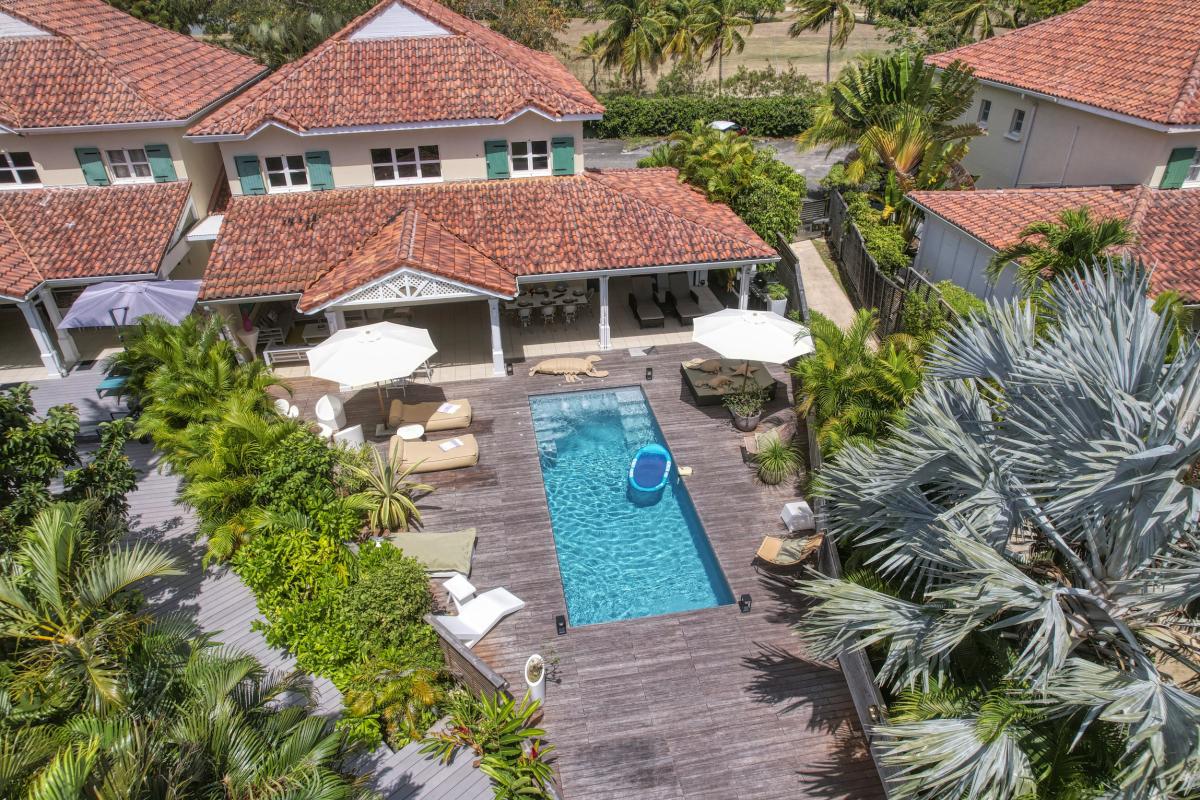 48.Location villa 4 chambres piscine saint françois guadeloupe - Vue mer